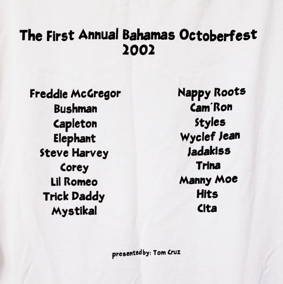 '02 Music Festival Tee, Bahamas - Picture 3 of 8